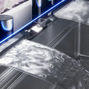 Modern Stainless Steel Multifunctional Kitchen Sink with Dual Waterfall