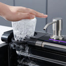 Multifunctional Kitchen Sink with Adjustable Dual Waterfall