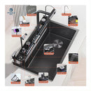Modern 20-in-1 Multifunctional Kitchen Sink with Dual Waterfalls