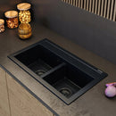 Granitan Duet 75cm Multifunctional Granite Sink with 2 Basins