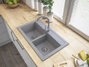 Granitan Duet 75cm Multifunctional Granite Sink with 2 Basins