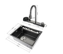 60см Multifunctional Kitchen Sink with Dual Waterfall