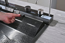 Multifunctional Kitchen Sink with Adjustable Dual Waterfall and Dynamic LED Lighting
