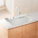 White Kitchen Sink with Full Customization Option