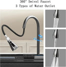 Multifunctional Kitchen Sink with Double Waterfall and Utensil Pocket