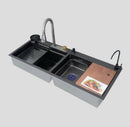 Multifunctional Kitchen Sink with Double Bowls