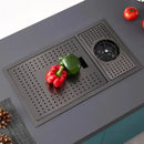 Black Mini Multifunctional Kitchen Sink with Lid