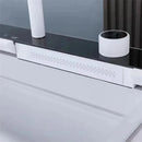 Modern White Multifunctional Kitchen Sink with Double Waterfall