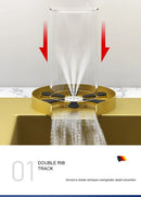 High-Quality Multifunctional Kitchen Sink in Gold Color
