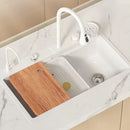 High-Quality Multifunctional White Kitchen Sink