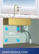 High-Quality Gold Multifunctional Kitchen Sink