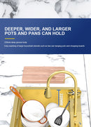 High-Quality Multifunctional Kitchen Sink in Gold Color