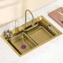 High-Quality Multifunctional Kitchen Sink in Gold Color