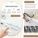 Modern White Multifunctional Kitchen Sink with Double Waterfall