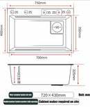 High-Quality Multifunctional Kitchen Sink with Digital Display